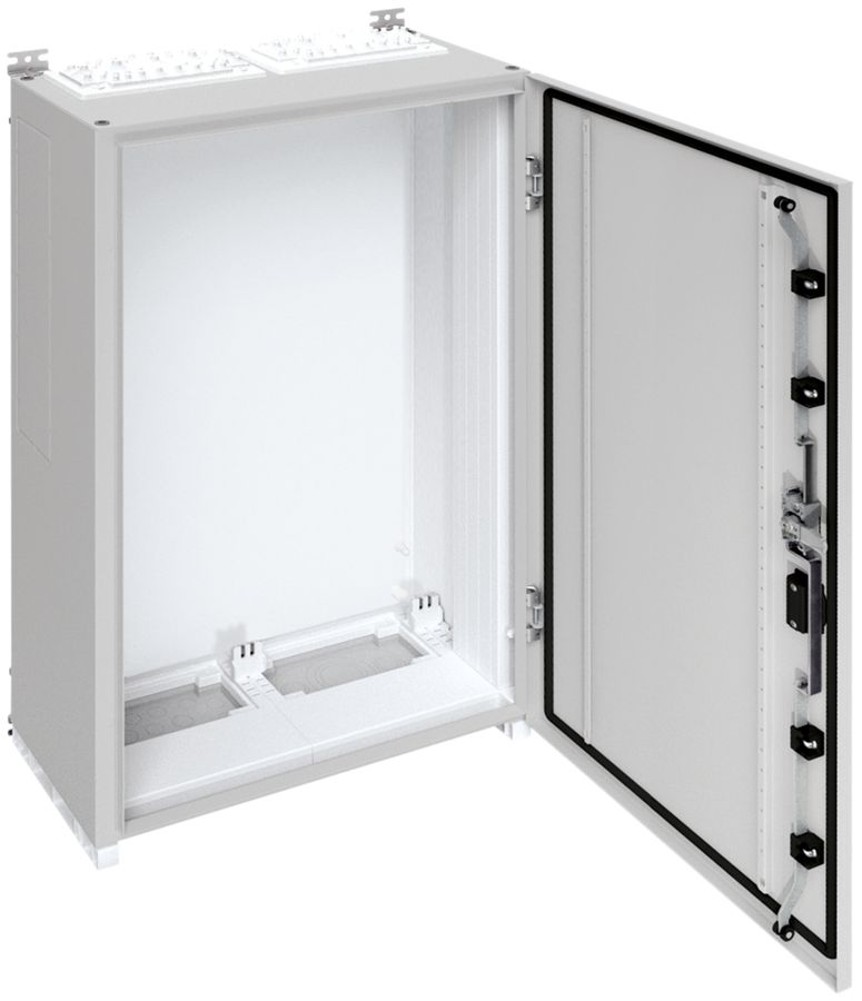 Armadio murale Hager univers con porta piena CP II IP55 950×550×275mm RAL 7035