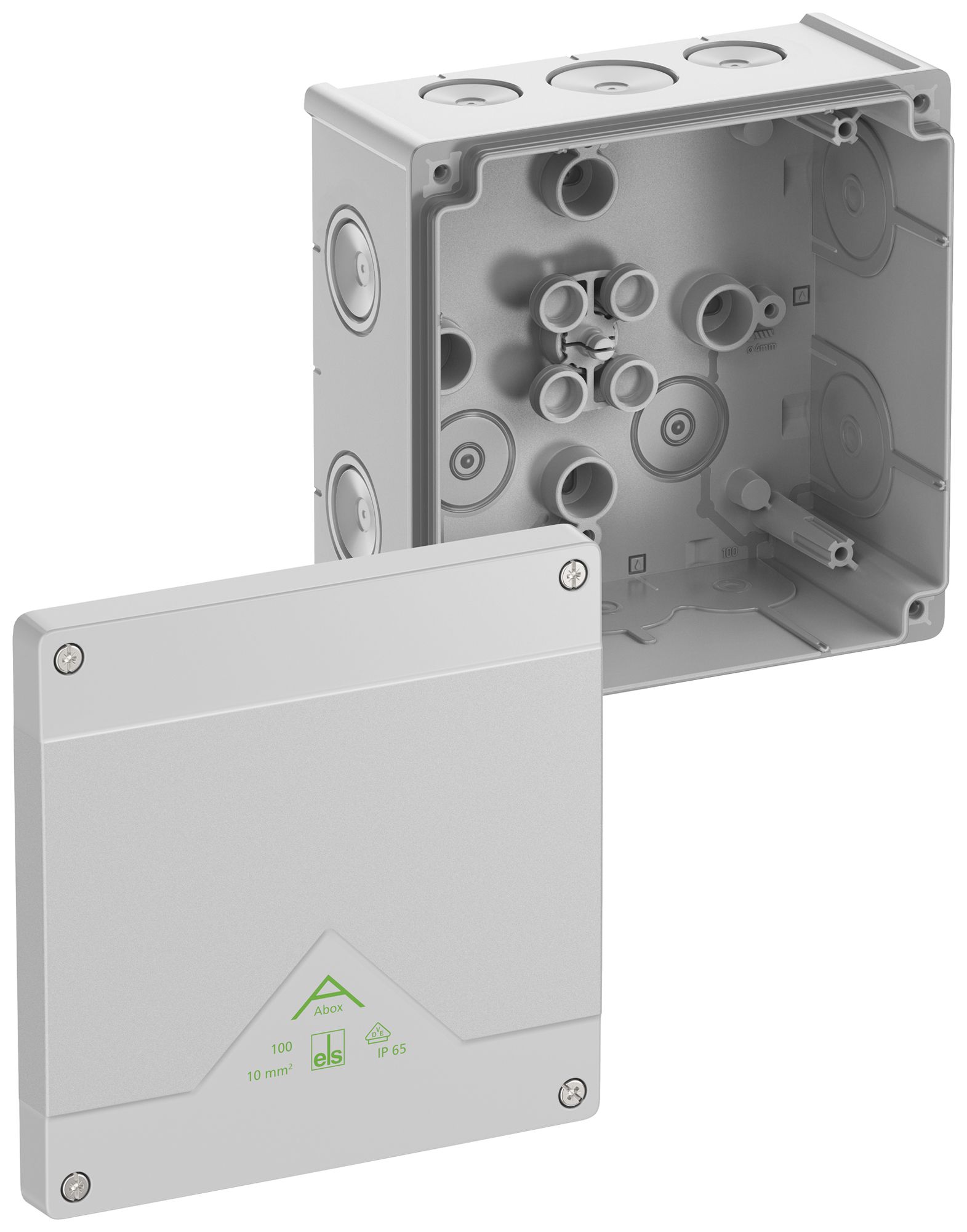 Boîte de dérivation AP Spelsberg Abox 100-L 152×152×80mm IP66 gr