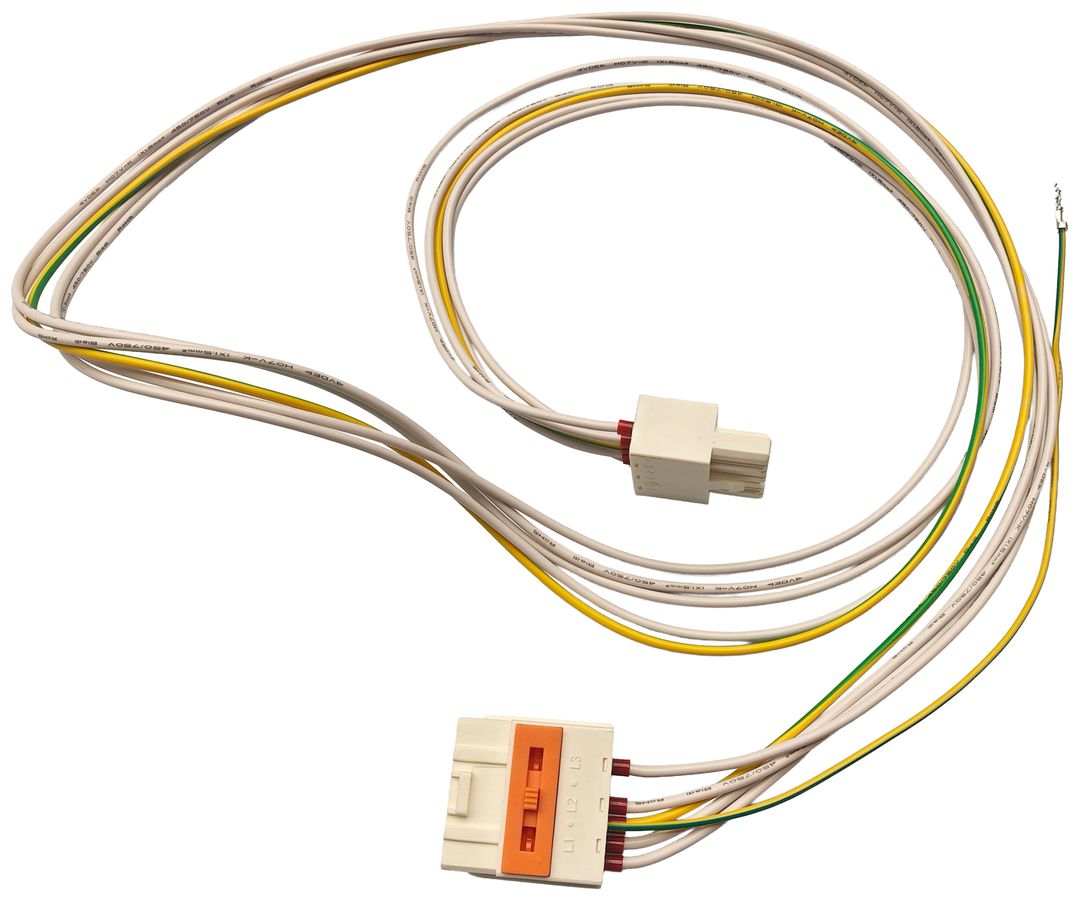 Durchverdrahtung DOTLUX LINEAone 7× 3150mm weiss