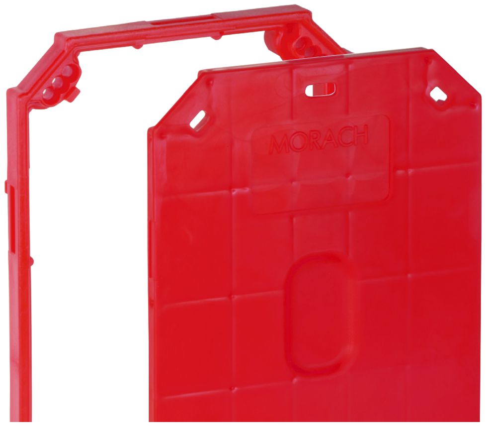 Quadro rialzo MT per CRALLO LEU 7mm con coperchio grd.1 rosso