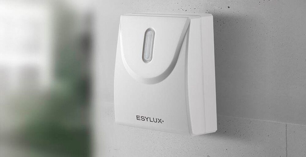 Interrupteur crépusculaire ESYLUX DEFENSOR TS SM T IR 1C IP55 WH