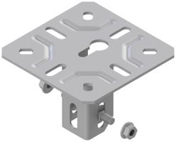 Gelenkkopfplatte Lanz 150×150mm verzinkt