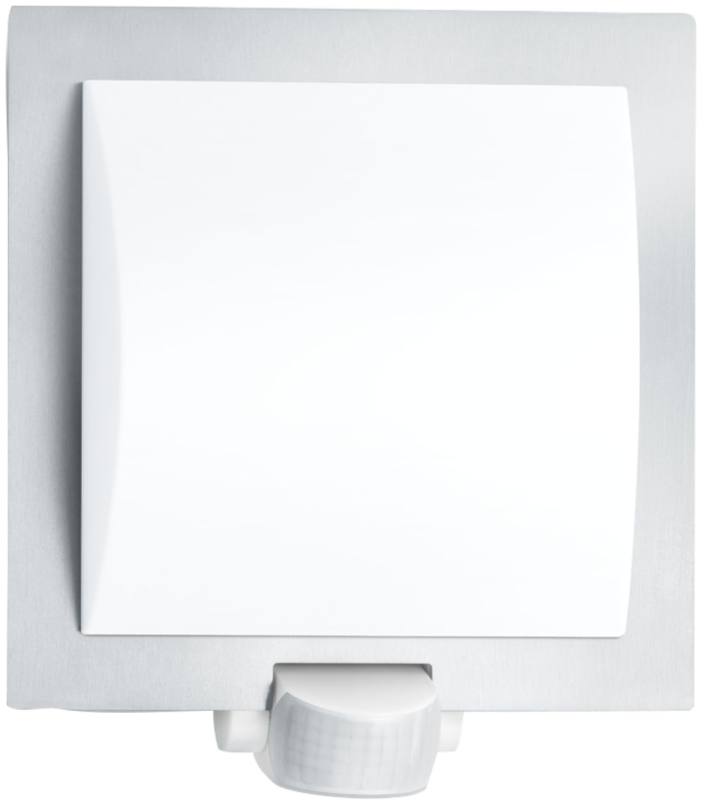 Wandleuchte Steinel L 20 PIR E27 60W IP44, Edelstahl