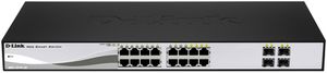 Switch D-Link DGS-1210-16/E, 16-port smart managed Layer2/3 Gigabit