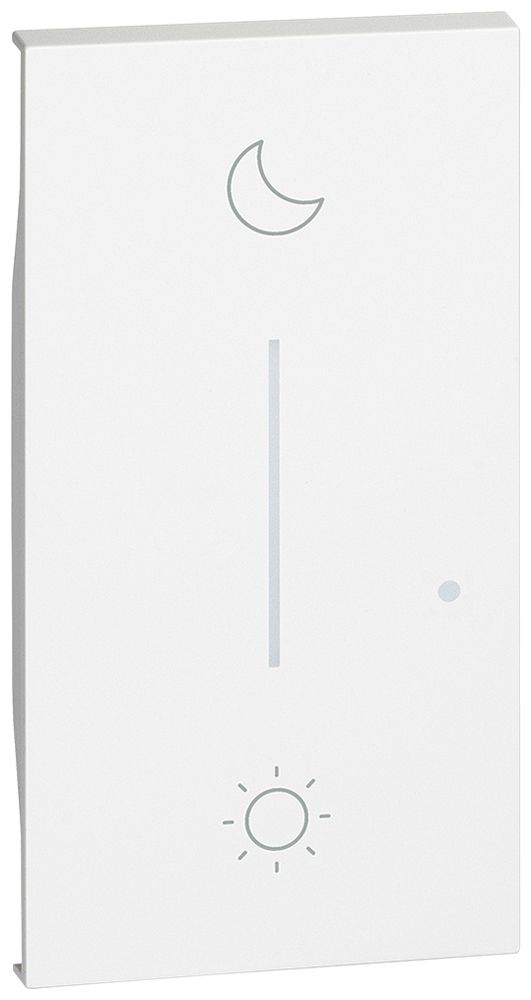 Cache Living Now 2 modules pour poussoir de scène radio jour/nuit blanc
