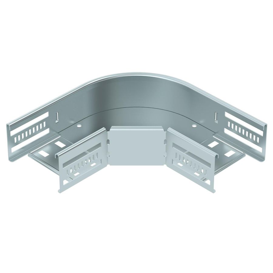 Coude BET RB 90° 60×100mm acier zingué en continu