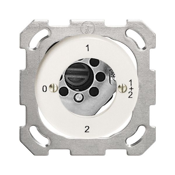 Interruttore rot. INC FH 1/1P bianco per serrat.di sic. senza cilind