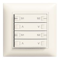 UP-Taster ZEP 2K/2T Motor Hauptstelle EDIZIOdue weiss