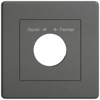 UP-Montageset EDIZIO.liv SNAPFIX® f.Schwenktaster Schloss Ouvrir → ← Fermer dgu