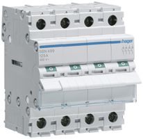 Interrupteur AMD Hager 125A 400V 4 fermeur 0 ouvreur 0 inverseur 4UM