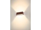 Applique LED SLV SITRA L UP/DOWN 24W 2700lm 3000/4000K 105° IP65 rouille