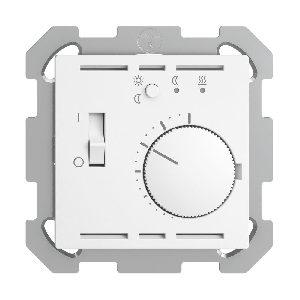 Termostato ambiente INC EDIZIOdue bianco con sonda e orologio