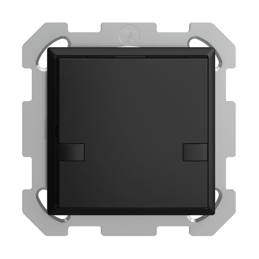 UP-KNX-Taster RGB EDUE, 250mW, o.LED, 1×Taste, 2×Tastenb., sz