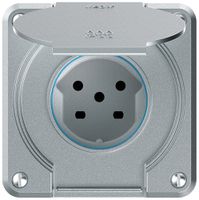 UP-Steckdose robusto 1×Typ 15 IP55 aluminium