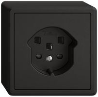 AP-Steckdose EDIZIO.liv SNAPFIX® 1×T25 sz