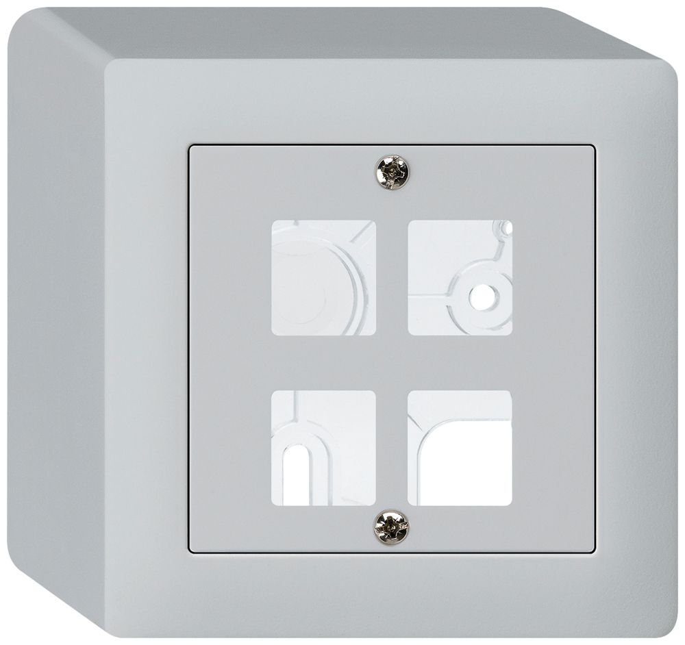 Kit frontale AP kallysto Q per 4 moduli grigio chiaro