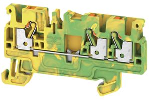 Borne de protection Weidmüller A3C PUSH IN 2.5mm² 3 connex.vert/jaune