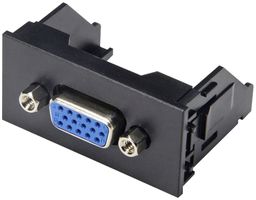 VGA-Modul Cecoflex für AV-Montagesystem, f/f, schwarz