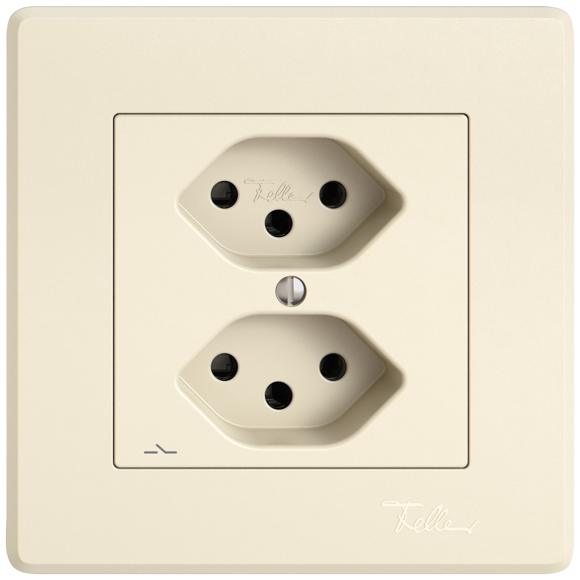 UP-Steckdose EDIZIO.liv SNAPFIX® 2×T13 1×S cr