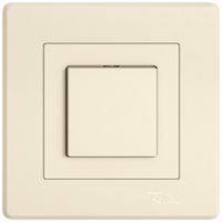 UP-Druckschalter EDIZIO.liv SNAPFIX® Aus/Wechsel 3/1L cr