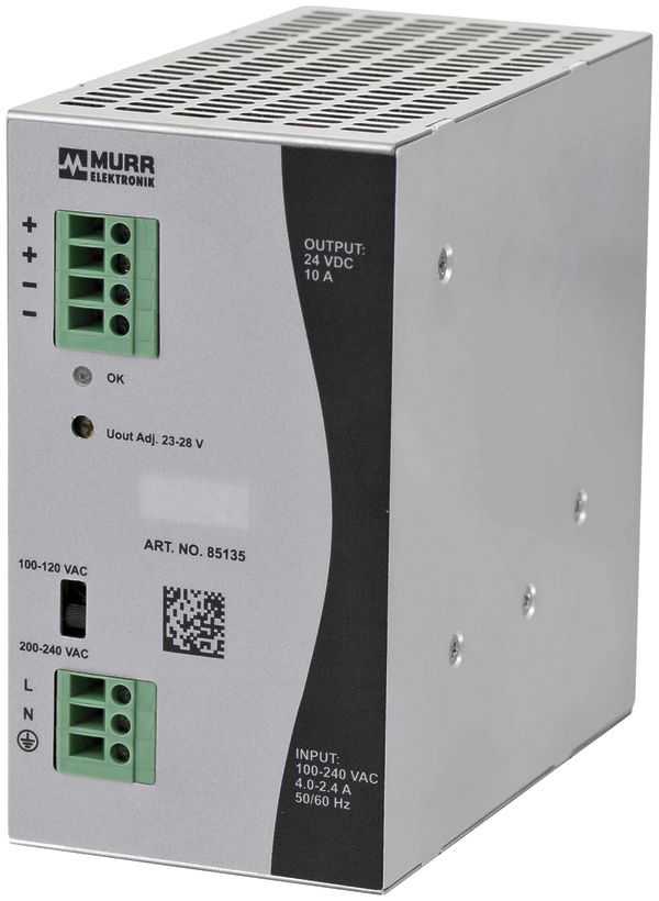 EB-Schaltnetzteil Murrelektronik EcoRail2 einphasig 24VDC 10A