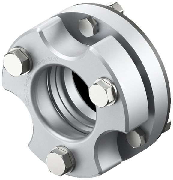 Raccord à bride AGRO Progress M50 Ø88×41mm aluminium