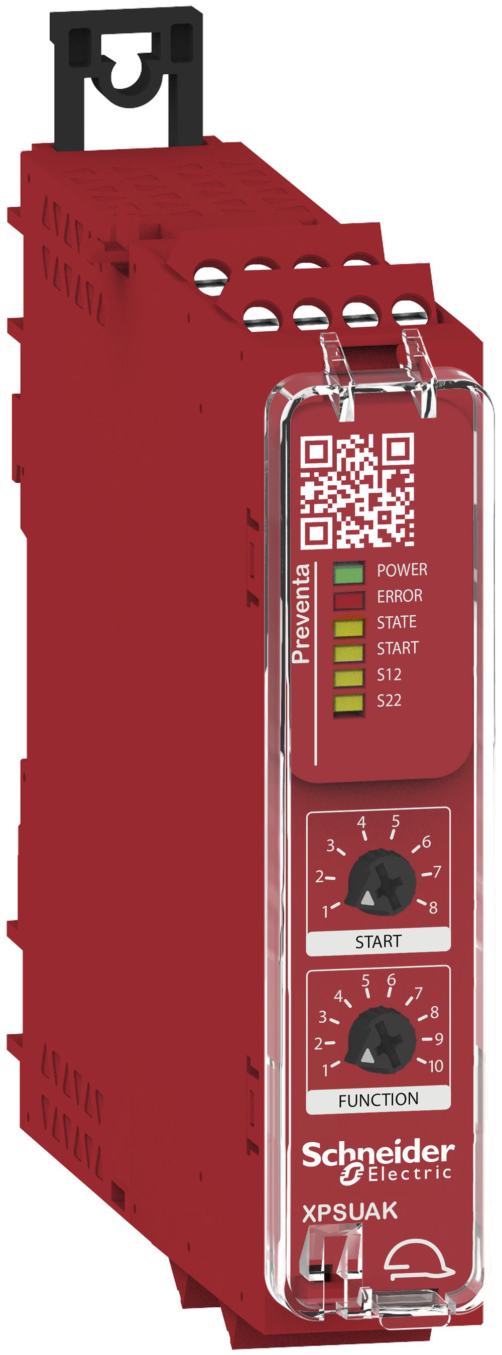 Relais de sécurité SE XPSUAK, 10fonctions/1circuit, 24V 2F/1O/1T PLe vis