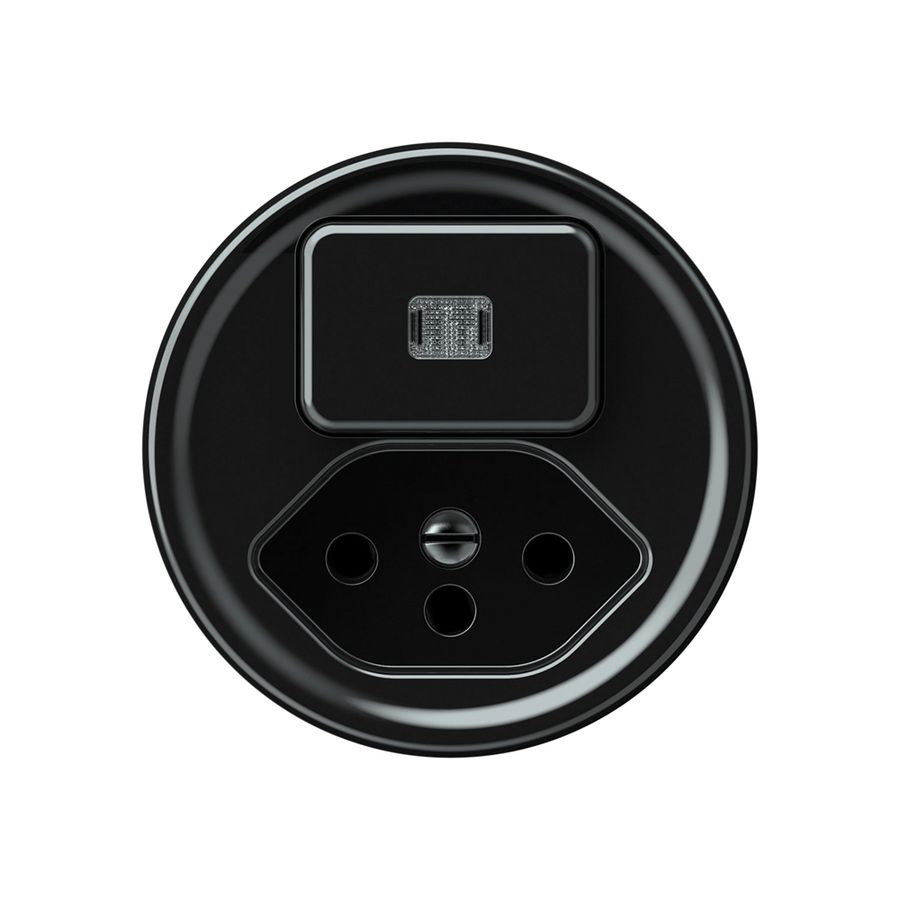 Frontset origin kombination Druckknopf beleuchtet + T13 Shutter 60×60mm sz