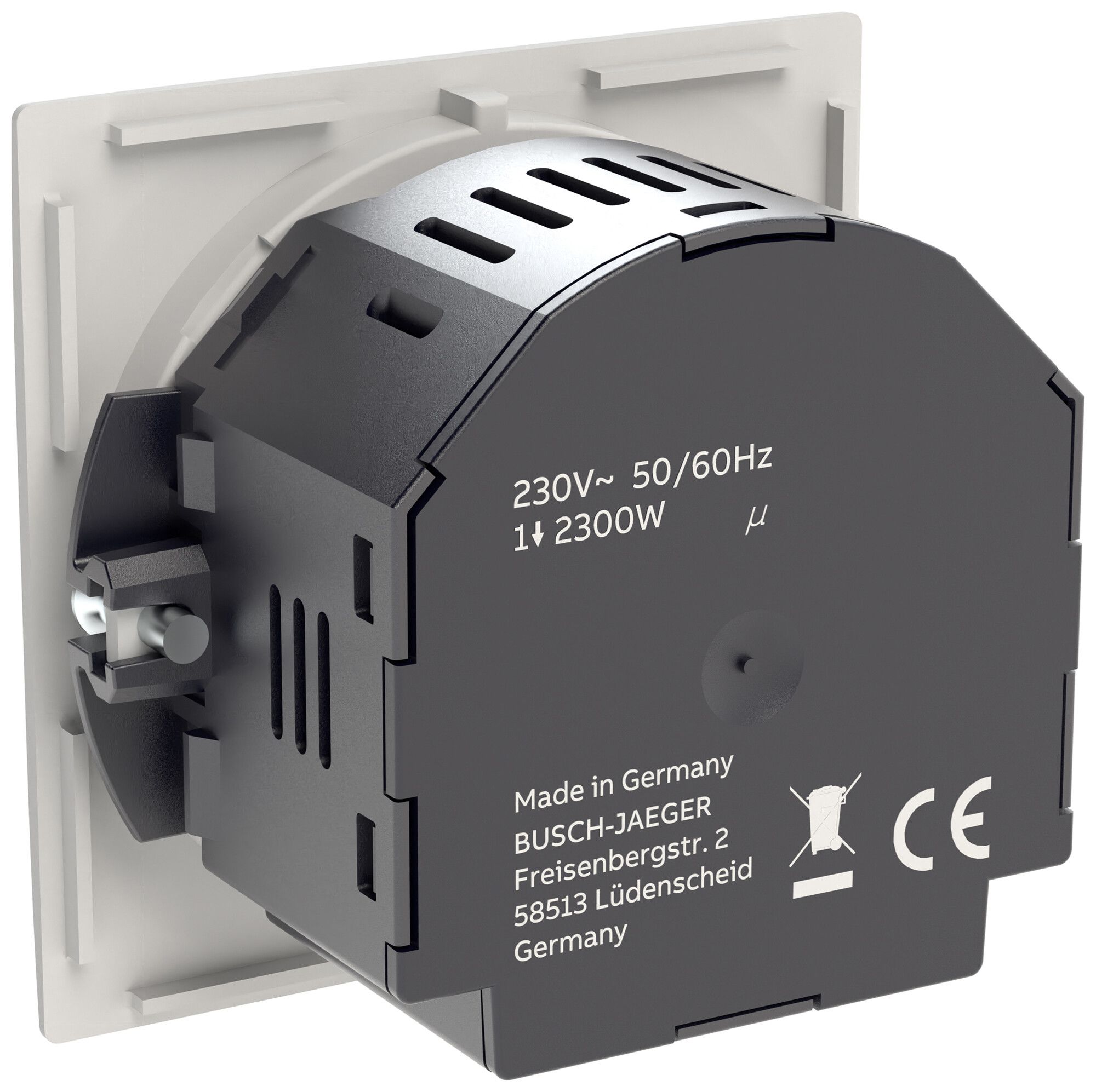 Raumthermostat ABB SIDUS E heizen NO/NC 230VAC/10A 5…30°C ws