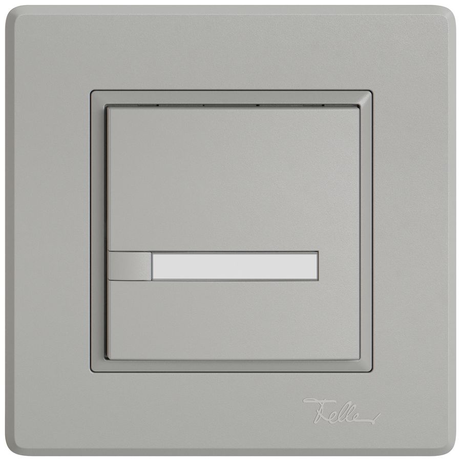 UP-Universaltaster EDIZIO.liv UNI SNAPFIX® 12…48V o.LED 1× 1-Tbed.Pap.hgu