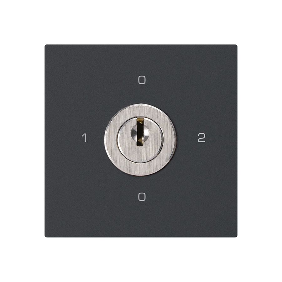 Intérieur interrupteur à clé kallysto 2/1L noir avec serrure Kaba 8