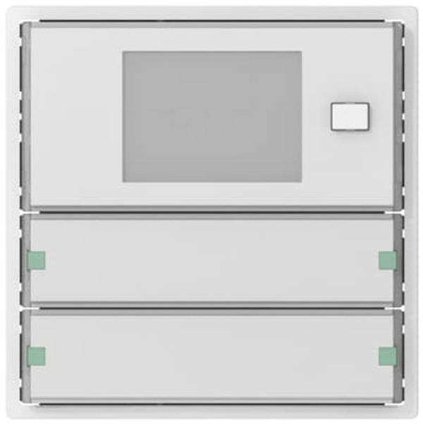 Corona per termostato ambiente SIDUS KNX RTR 2/4, bianco