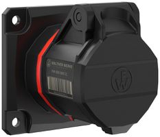 Prise CEE INC NEO 5P 16A 380…415V 6h rouge IP54 borne sans vis 75×75mm