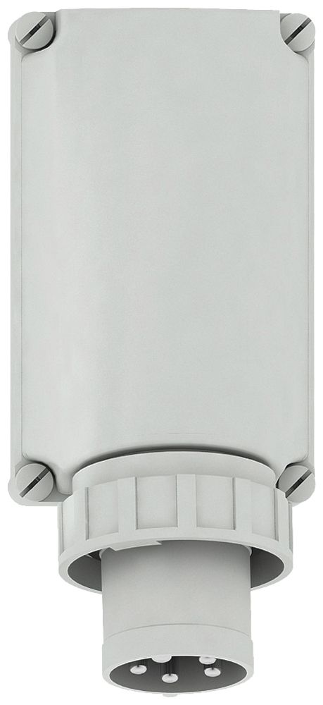 AP-Wandgerätestecker Bals CEE TE 63A 5P >50V 1h IP67 Ni 118×170mm