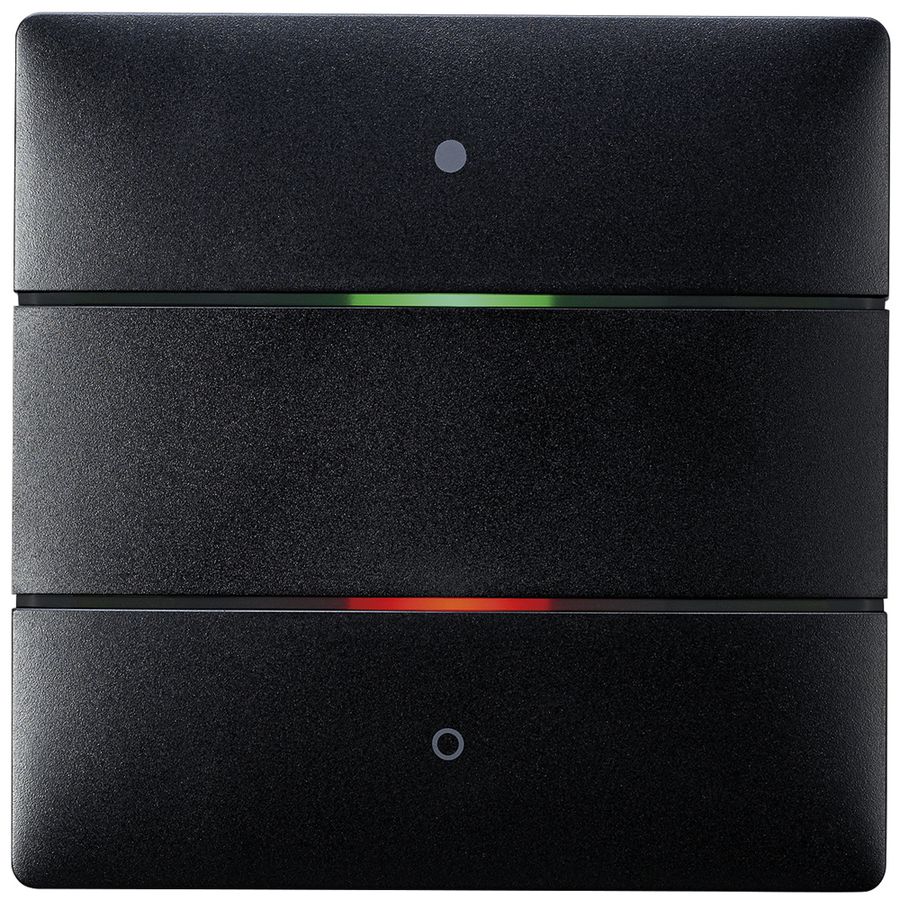 UP-Tastsensor KNX Theben iON 102, 2-fach, mit Temperatursensor, schwarz