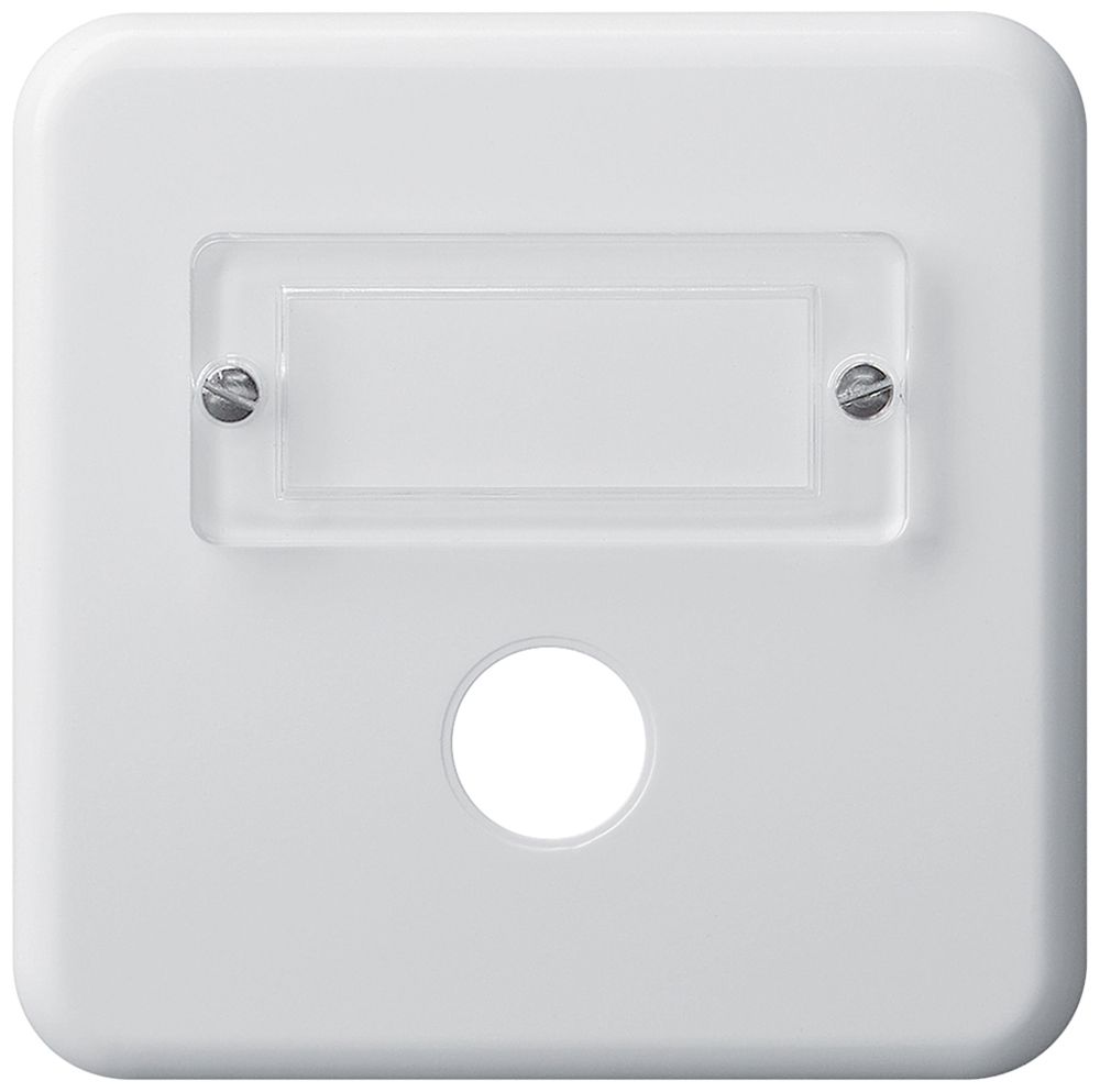 UP-Abdeckplatte basico I 1×Sonnerie weiss