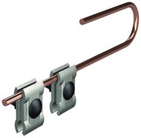 T-Seilstück Flury FL 82b, Cu 50mm², L=650mm, 2 Klemmen FE41