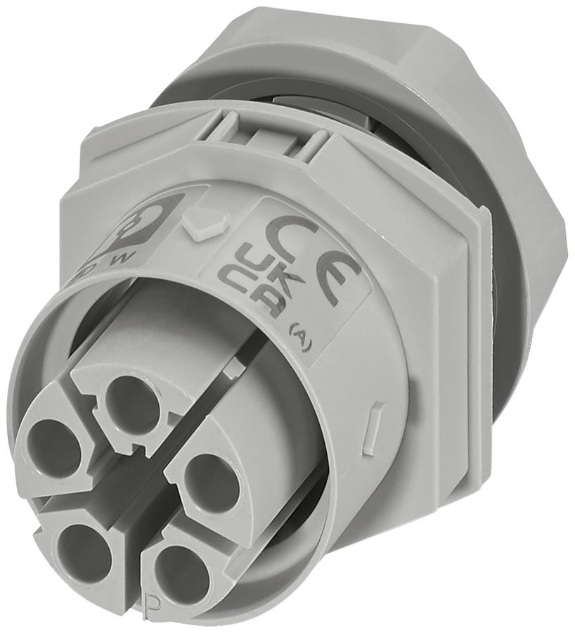 Passage de paroi PX IPD W douille 5P 17.5A 600V M25 grc IP66