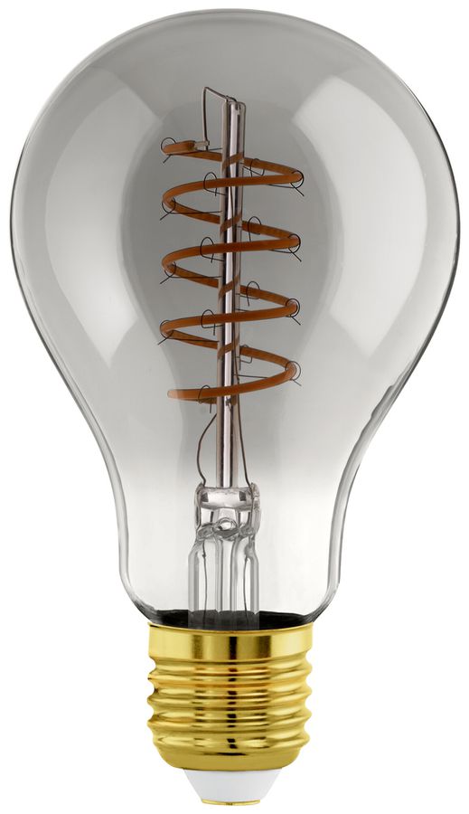 LED-Lampe Eglo CONNECT.Z E27 4W 2000K Typ A klar schwarz Bt/BLE DIM Ø60×105mm