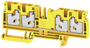 Durchgangs-Reihenklemme WM S4C 4mm² 32A 1000V Feder 4×1 TH35 gb