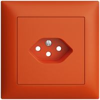 UP-Frontset EDIZIOdue orange 88×88mm 1×T13