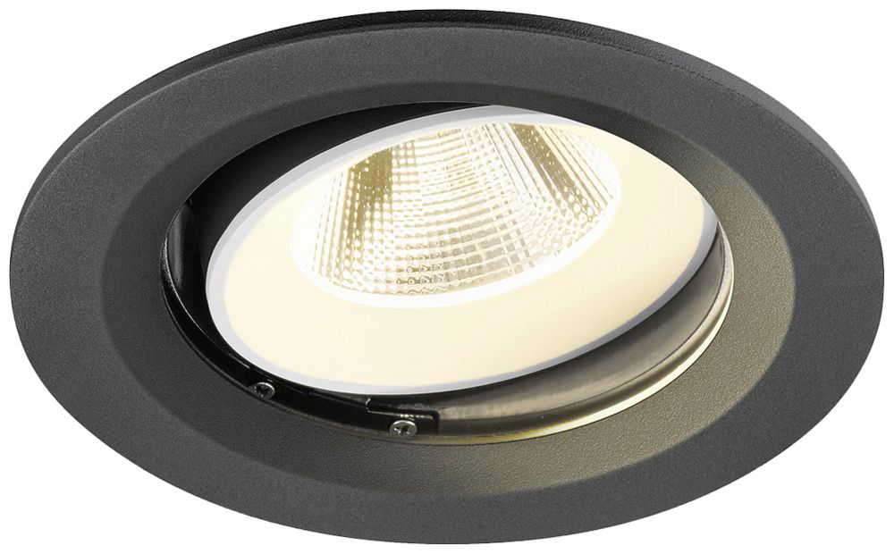 LED-Downlight SLV NUMINOS MOVE M 12W 1900lm 4000K NB DALI Ø135×80mm sz/ws