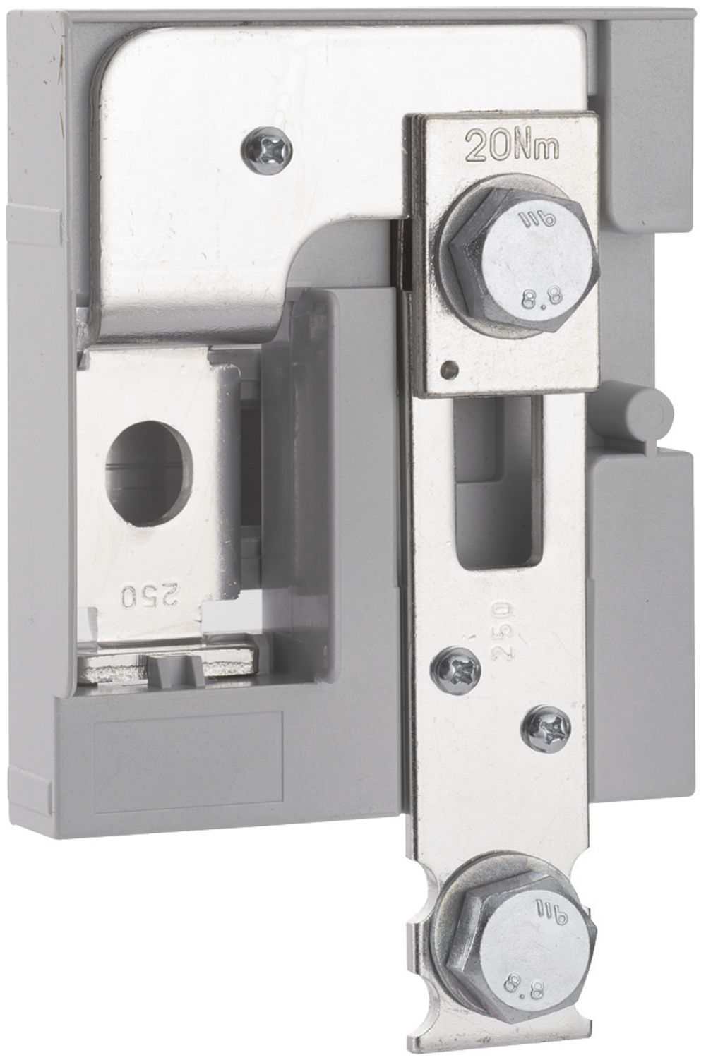 Neutralleitertrenner Weber 250A weber.vertigroup DIN1 Stromschiene aufschrauben