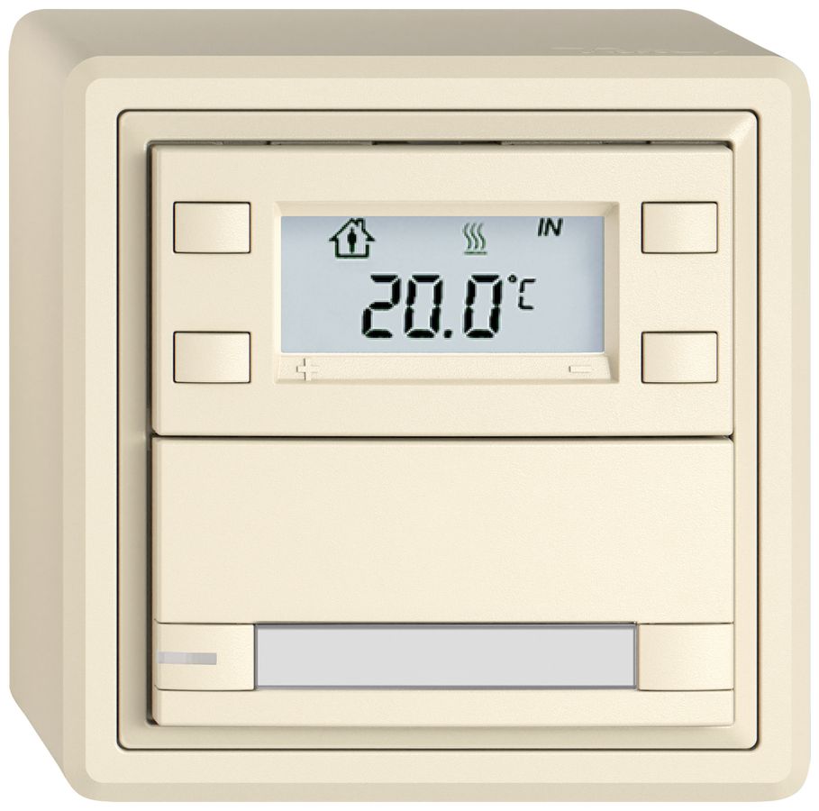 AP-RTH-Taster EDIZIO.liv SNAPFIX® m.RGB-LED Pap.1×Taste 2-Tbed.cr