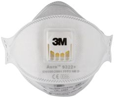 Schutzmaske 3M Aura 9322+ Klasse FFP2 NR D 10 Stück