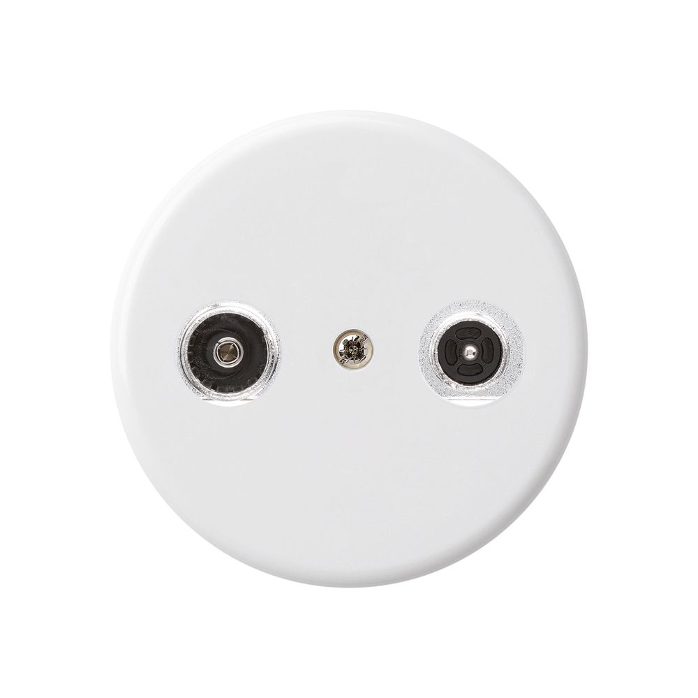 Antennendose basico TV-R Bauart A 4dB 2GHz weiss