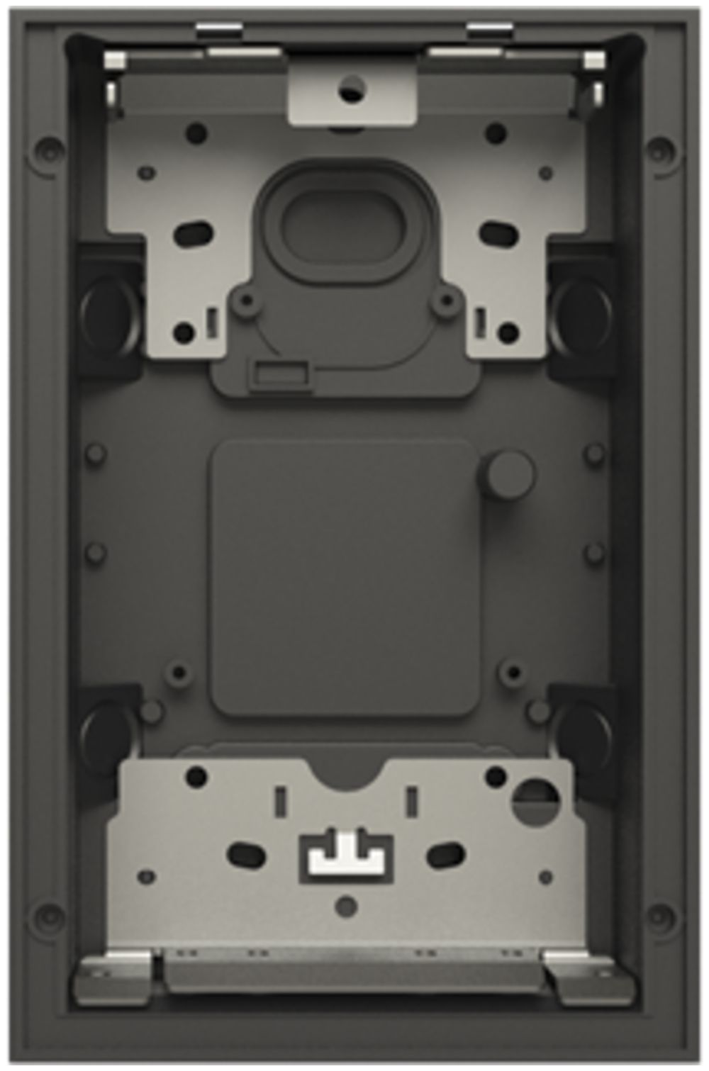 UP-Montagedose ABB-Welcome, Grösse 1/2 (2 Module), anthrazit
