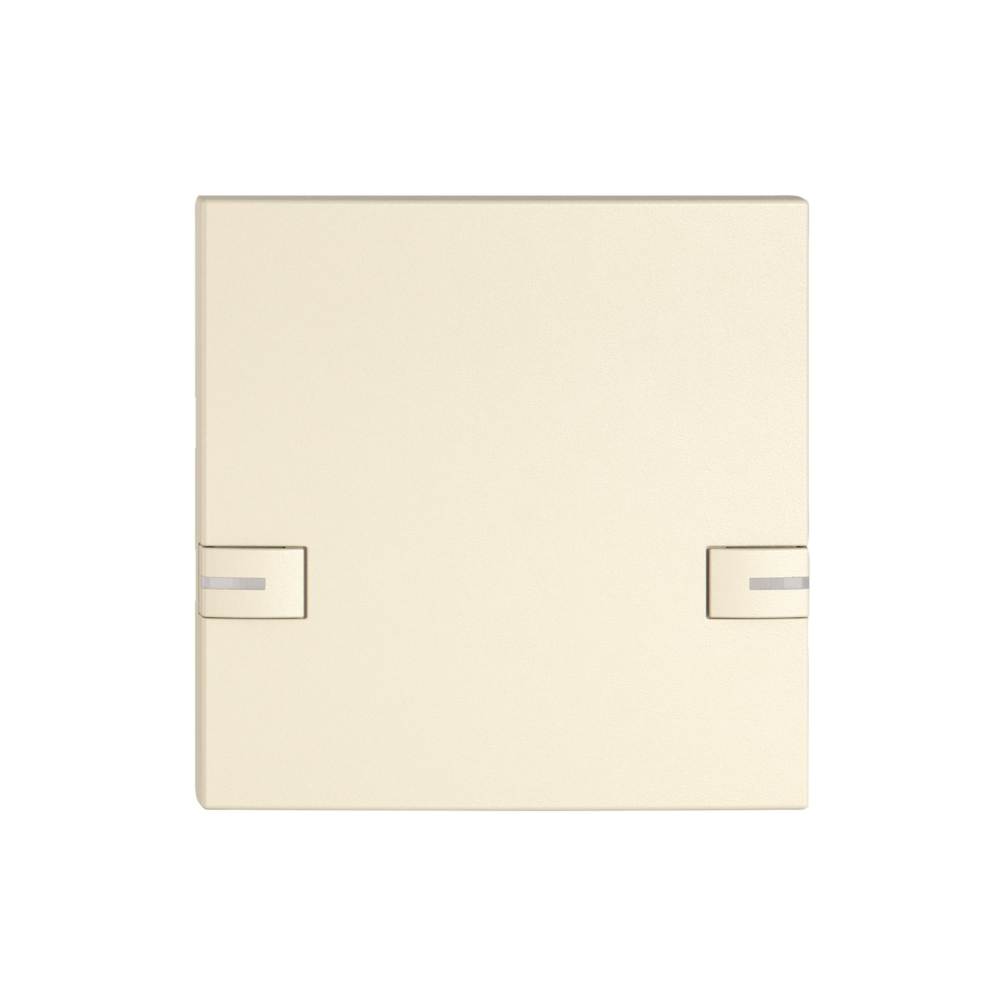 Poussoir 1/1 EDIZIO.liv SNAPFIX® p.KNX&UNI a.LED 2×comm.simple cr