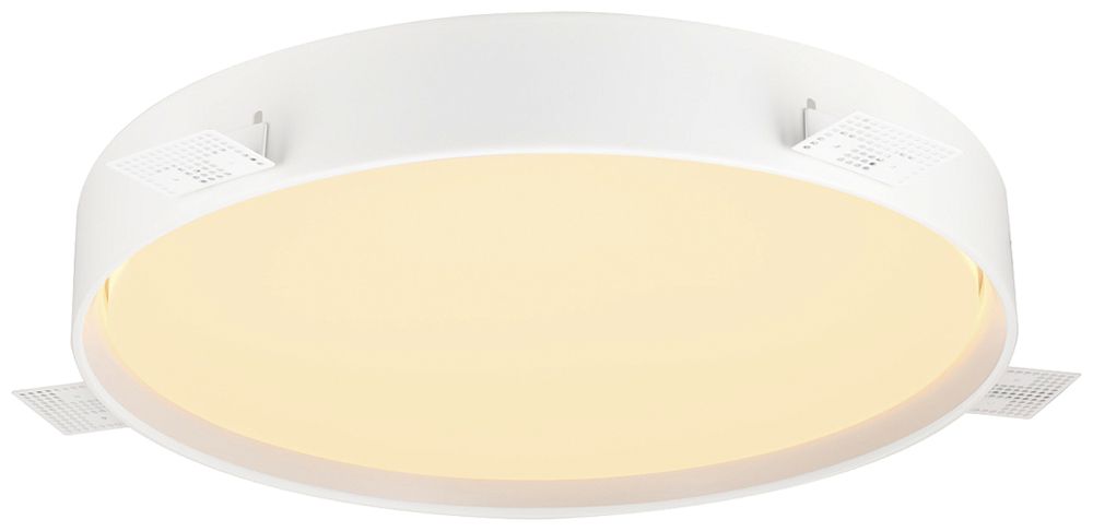 Cadre d'encastrement SLV DECONA aluminium Ø433×75mm blanc