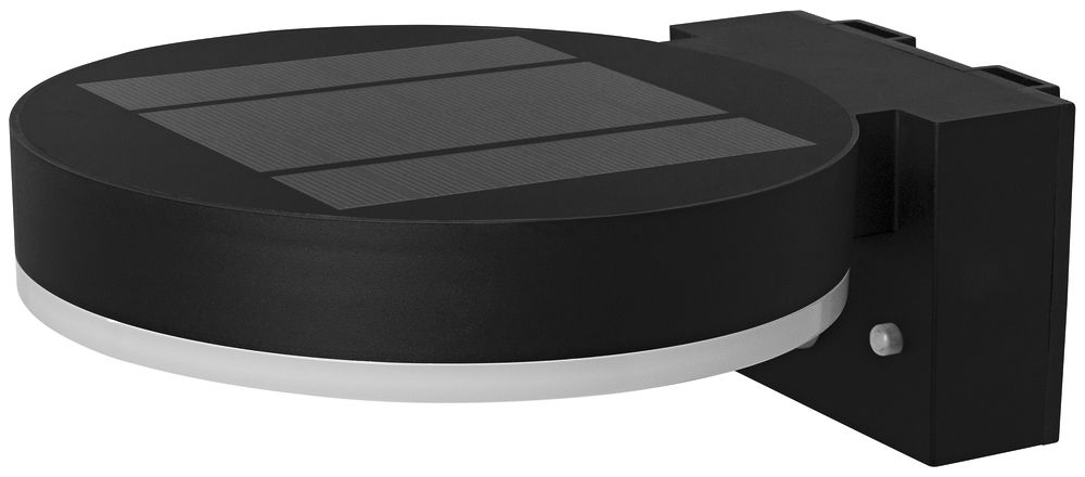 LED-Laterne LDV ENDURA STYLE Solar Sensor Wall Circle, 6W schwarz